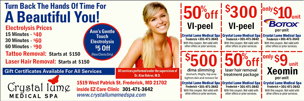 Permanent Hair Removal & Skin Care | Crystallume Medical Spa of Frederick,  MD